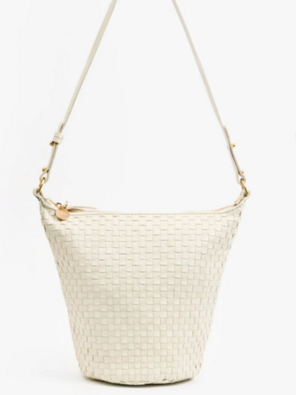 Clare V. Petite Jeanne Bag - Cream Woven